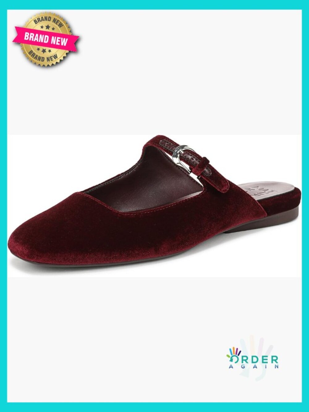 Chic Flats with Buckle Detail and Cutout Mary Jane Strap Comfortable Slip-On